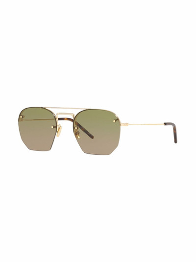 SAINT LAURENT SL 422 rimless aviator sunglasses outlook