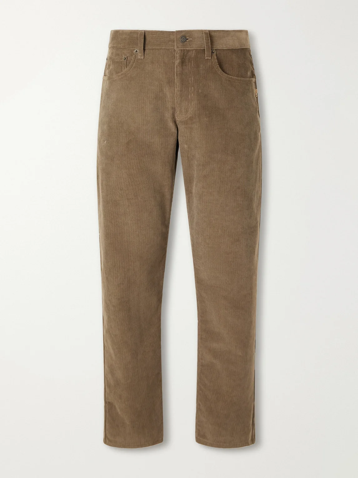 Danny Straight-Leg Cotton-Corduroy Trousers - 1