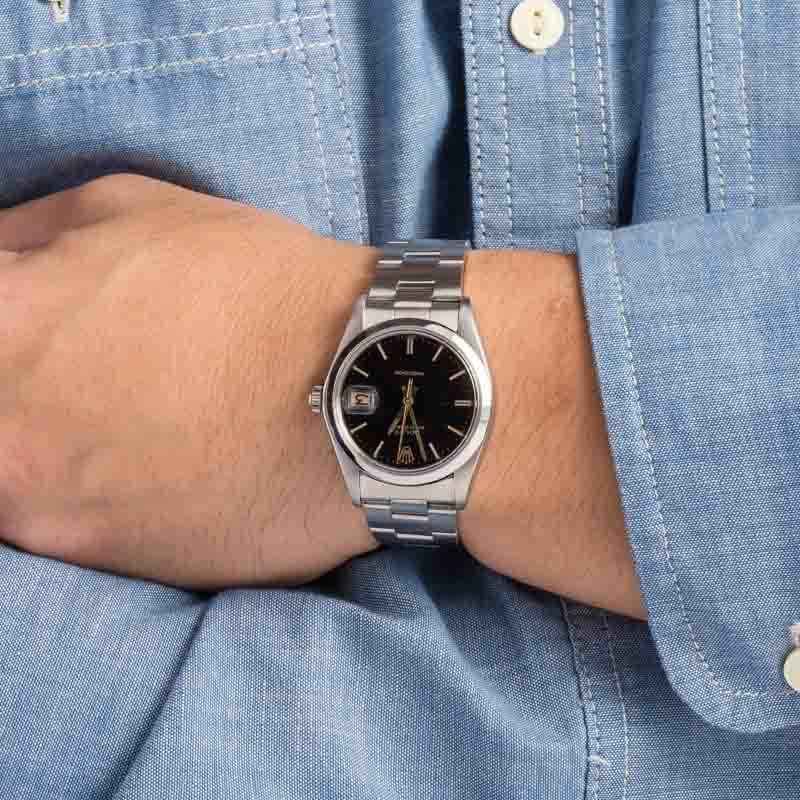 Used Rolex OysterDate 6694 Black Dial - 5