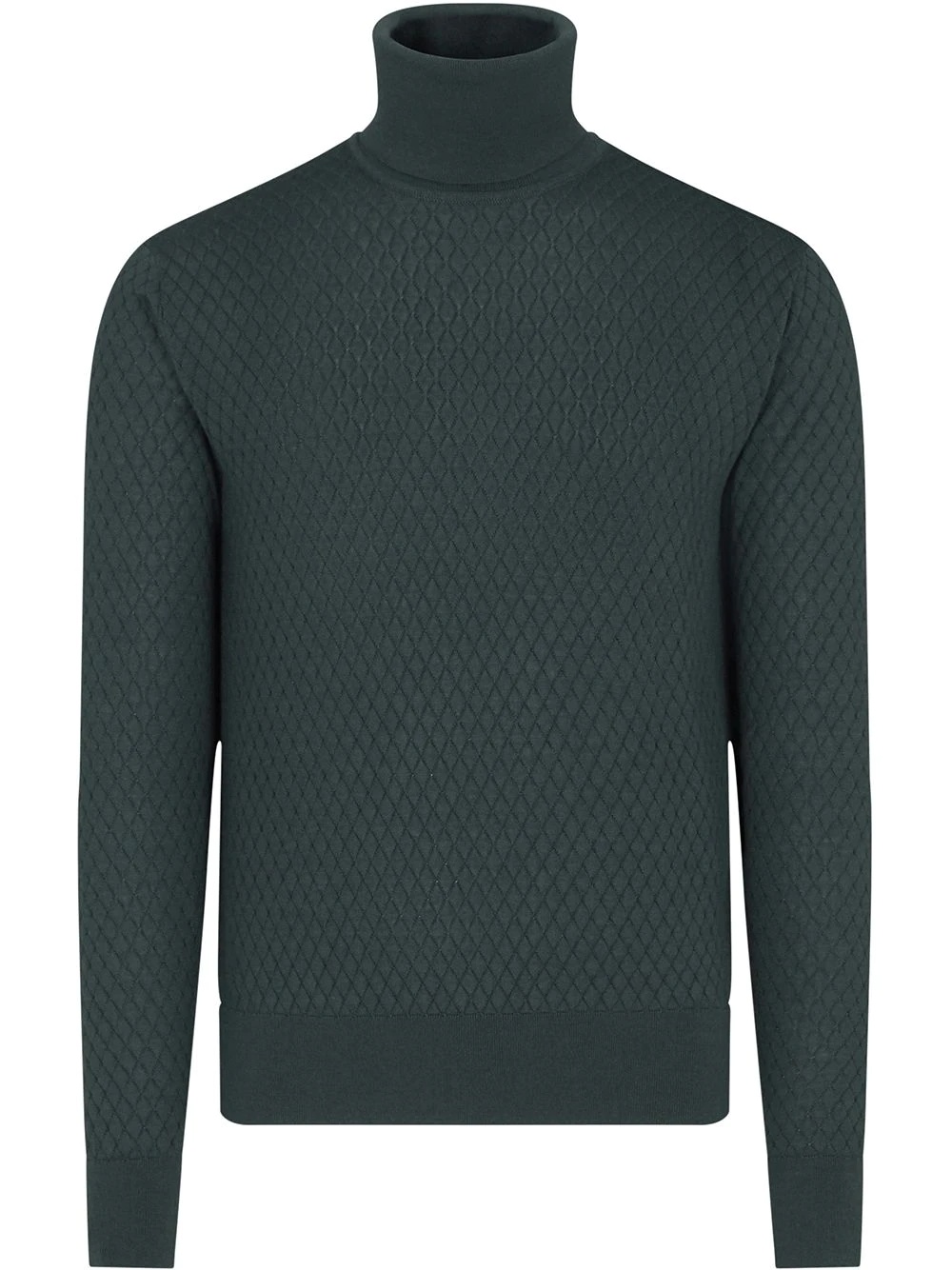 turtleneck cashmere-blend jumper - 1