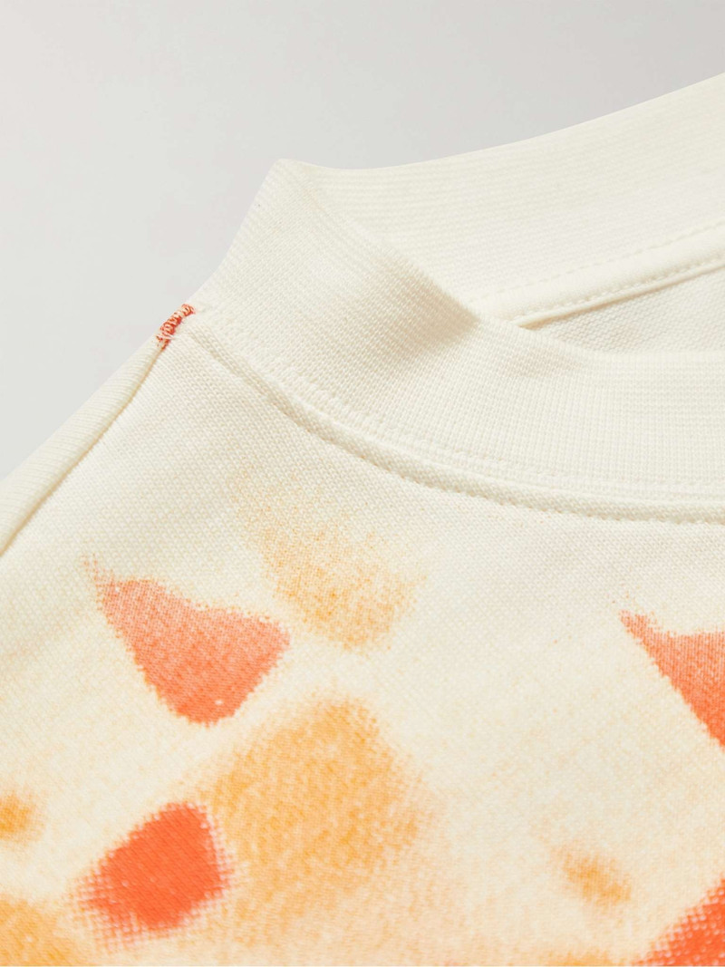 Logo-Embroidered Printed Cotton-Jersey T-Shirt 5