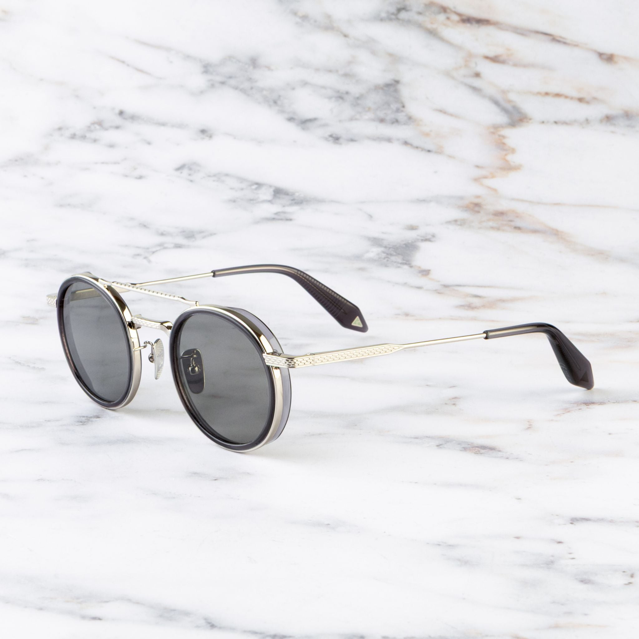 BREITLING CHRONO 0002 ROUND SUNGLASSES - 2