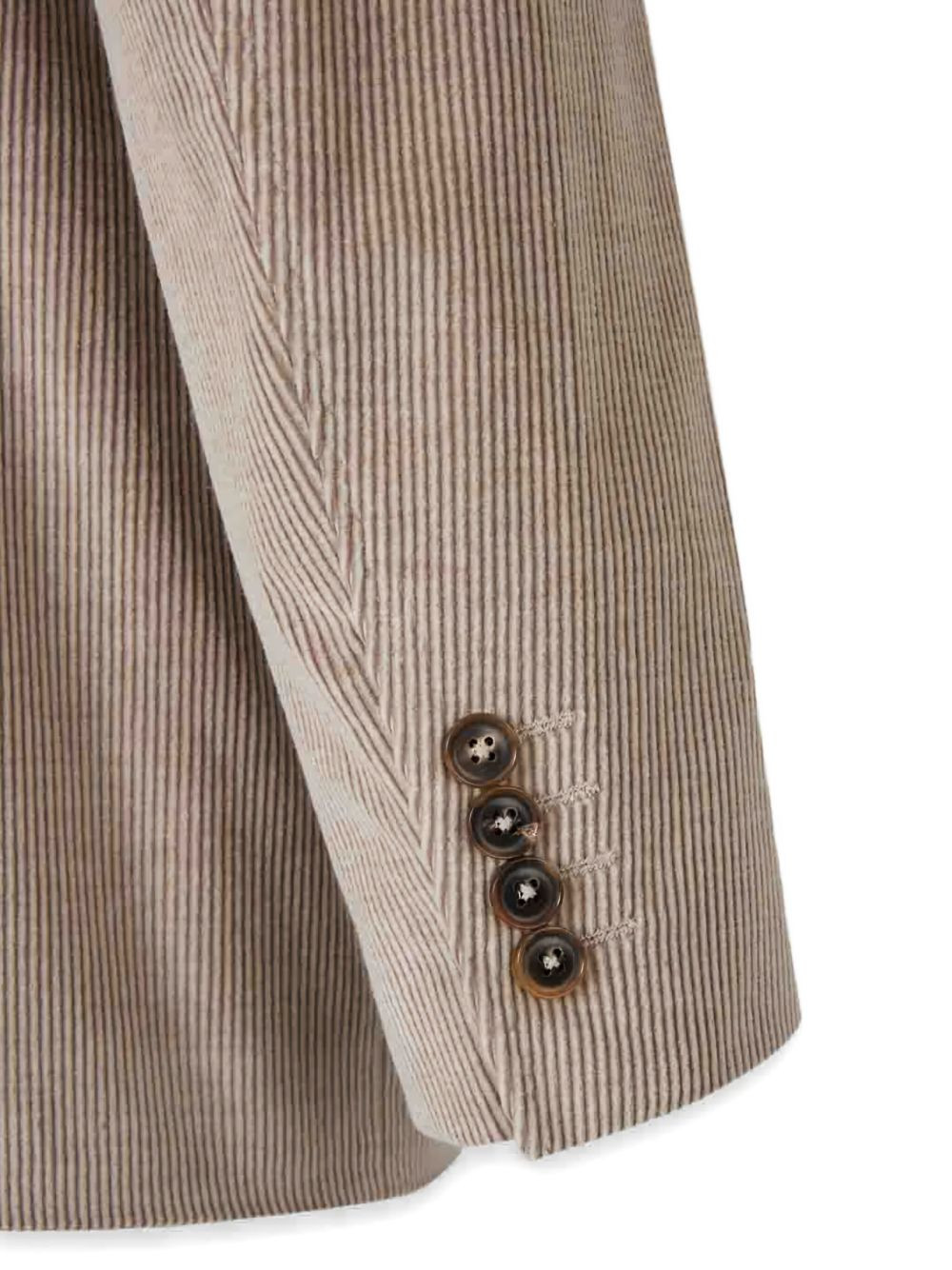 corduroy two-button blazer - 4