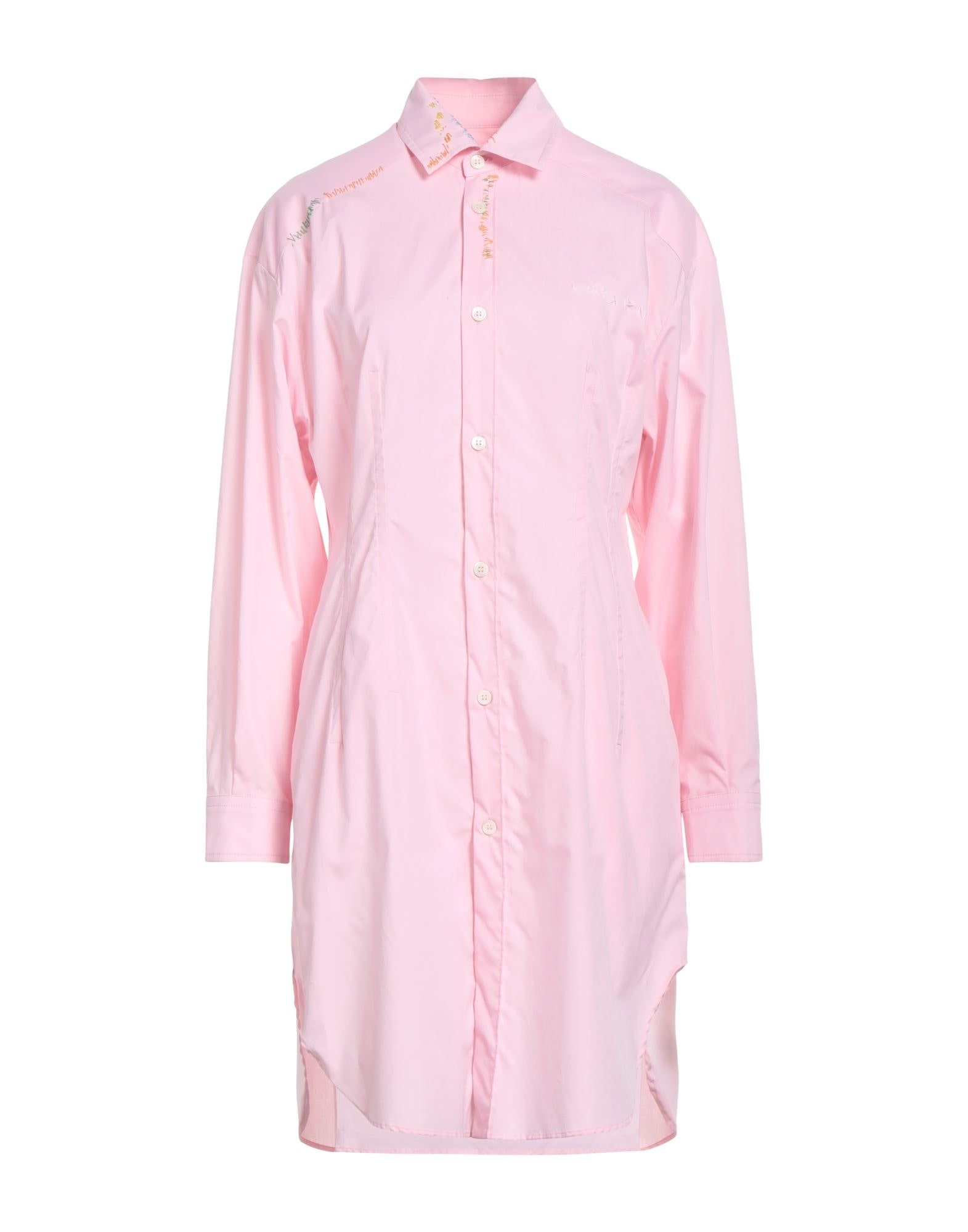 Pink Women's Shirt Dress - 1