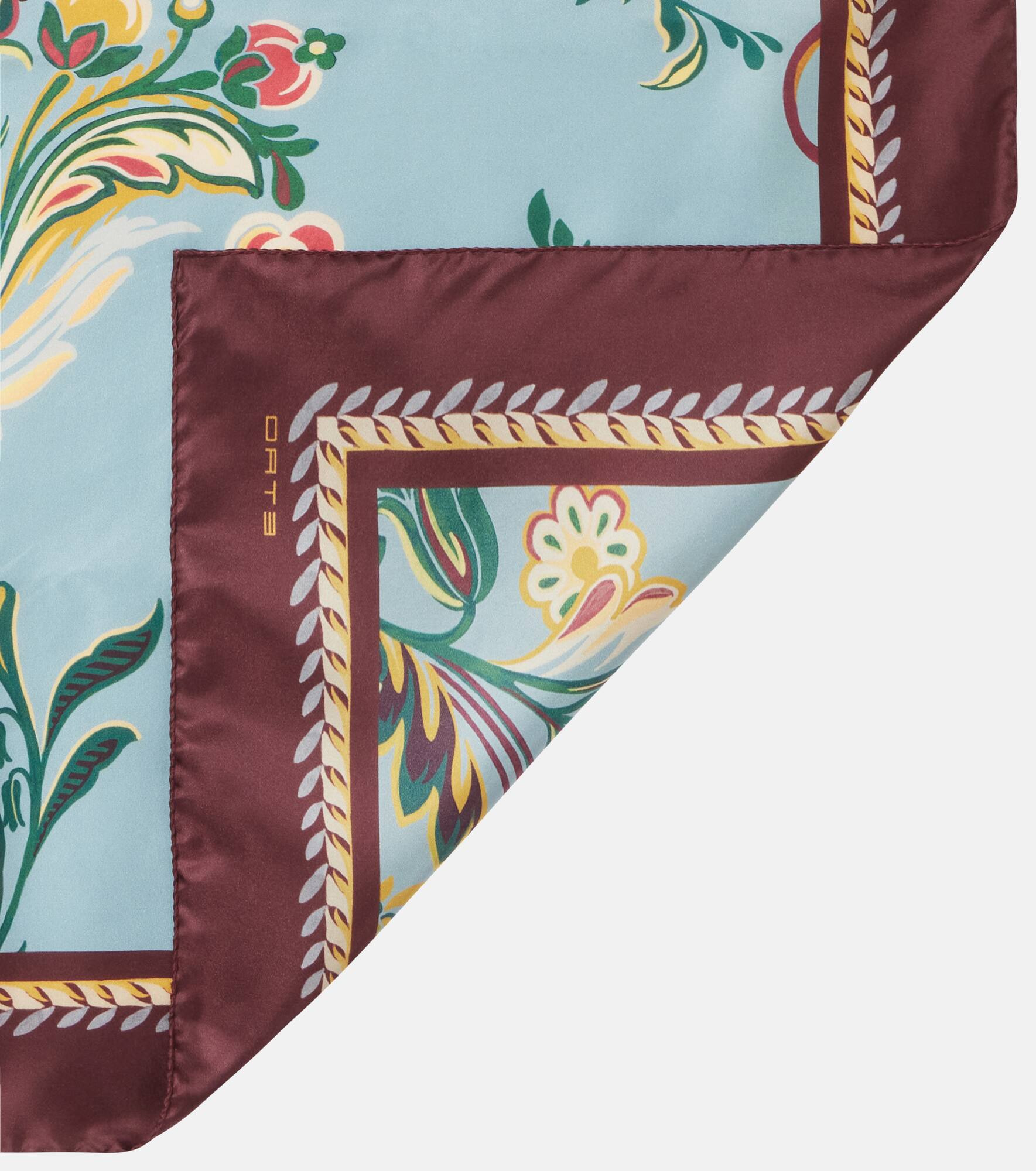 Printed silk scarf - 5