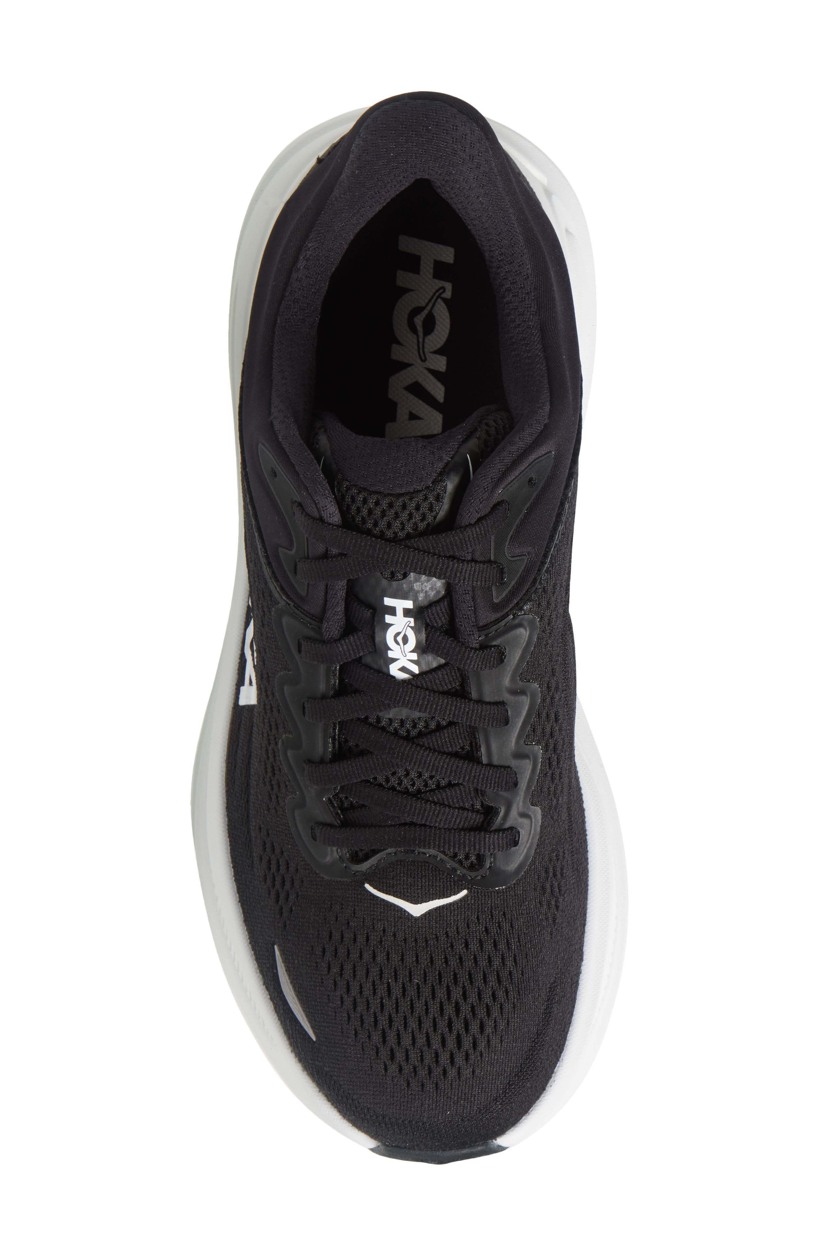 HOKA Bondi 9 Running Shoe in Black /White at Nordstrom - 5
