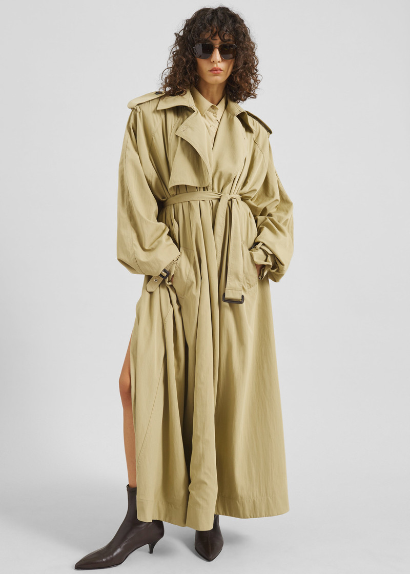 Elsdon Fluid Long Trench - Camel 9