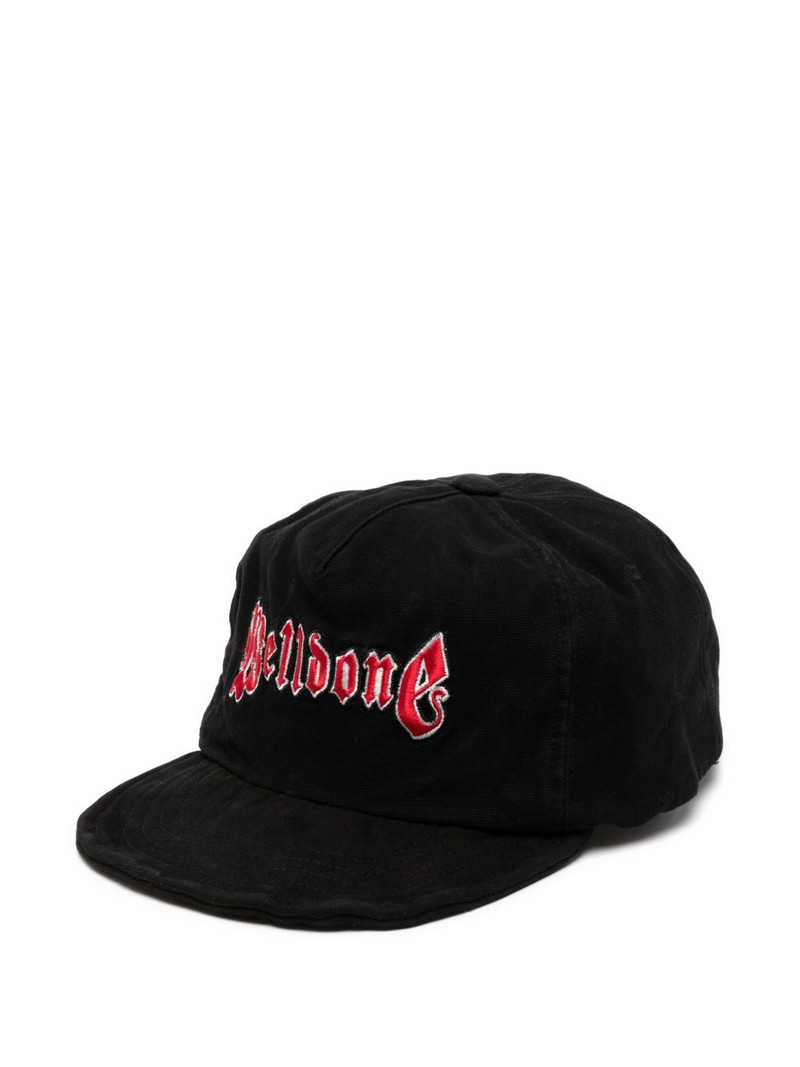 logo-embroidered cap 1