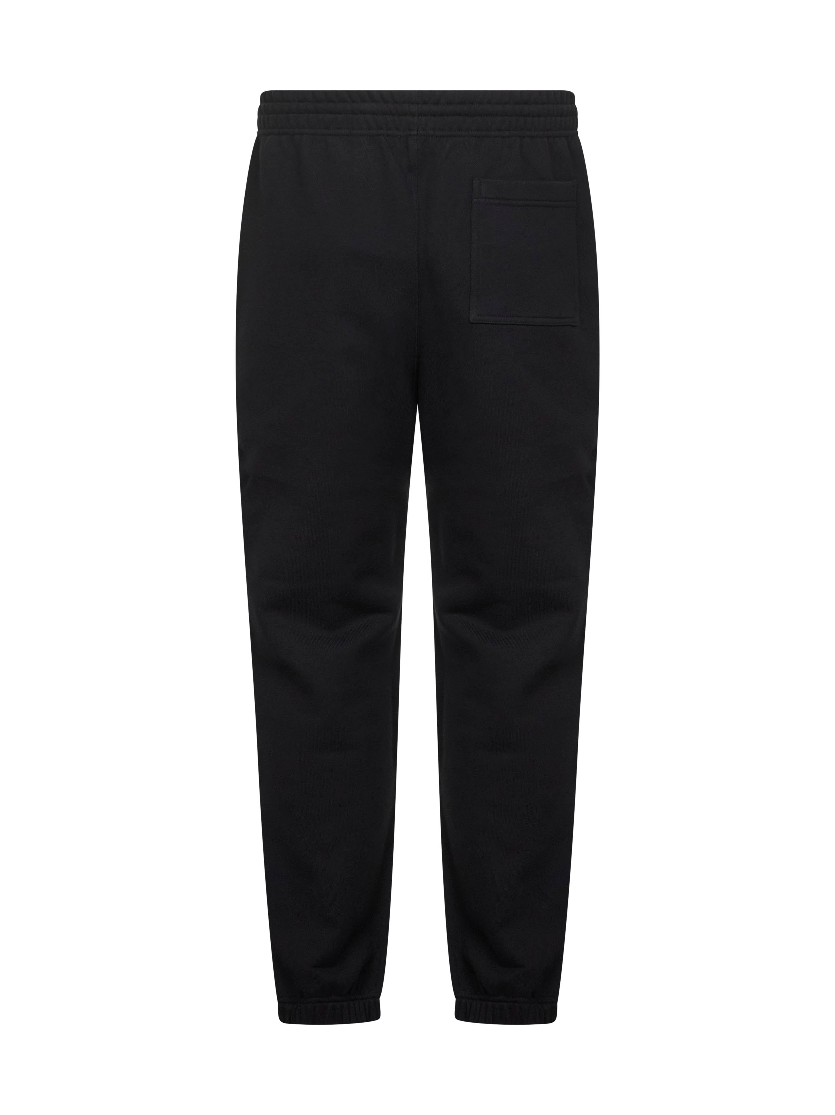 Burberry Men Black Ekd Check Jogging Trousers - 2
