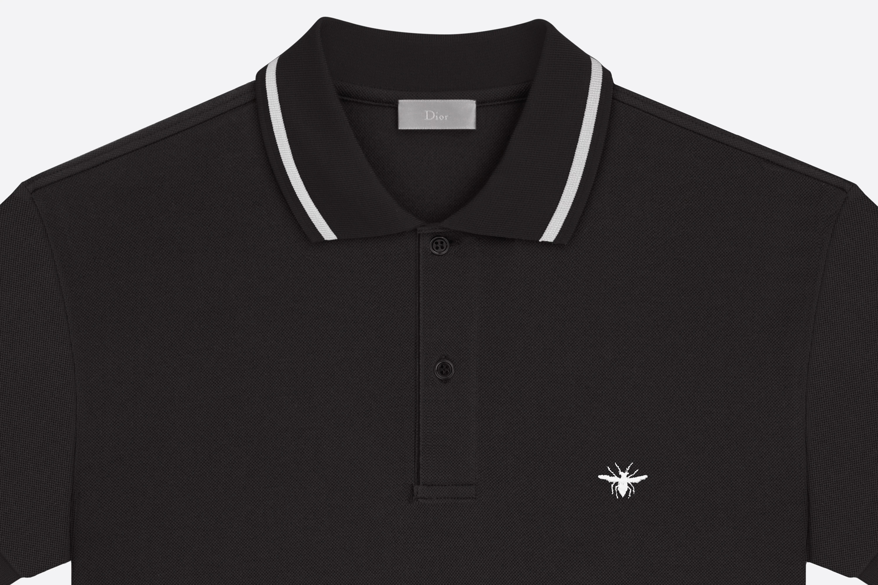 Polo Shirt with Bee Embroidery - 3