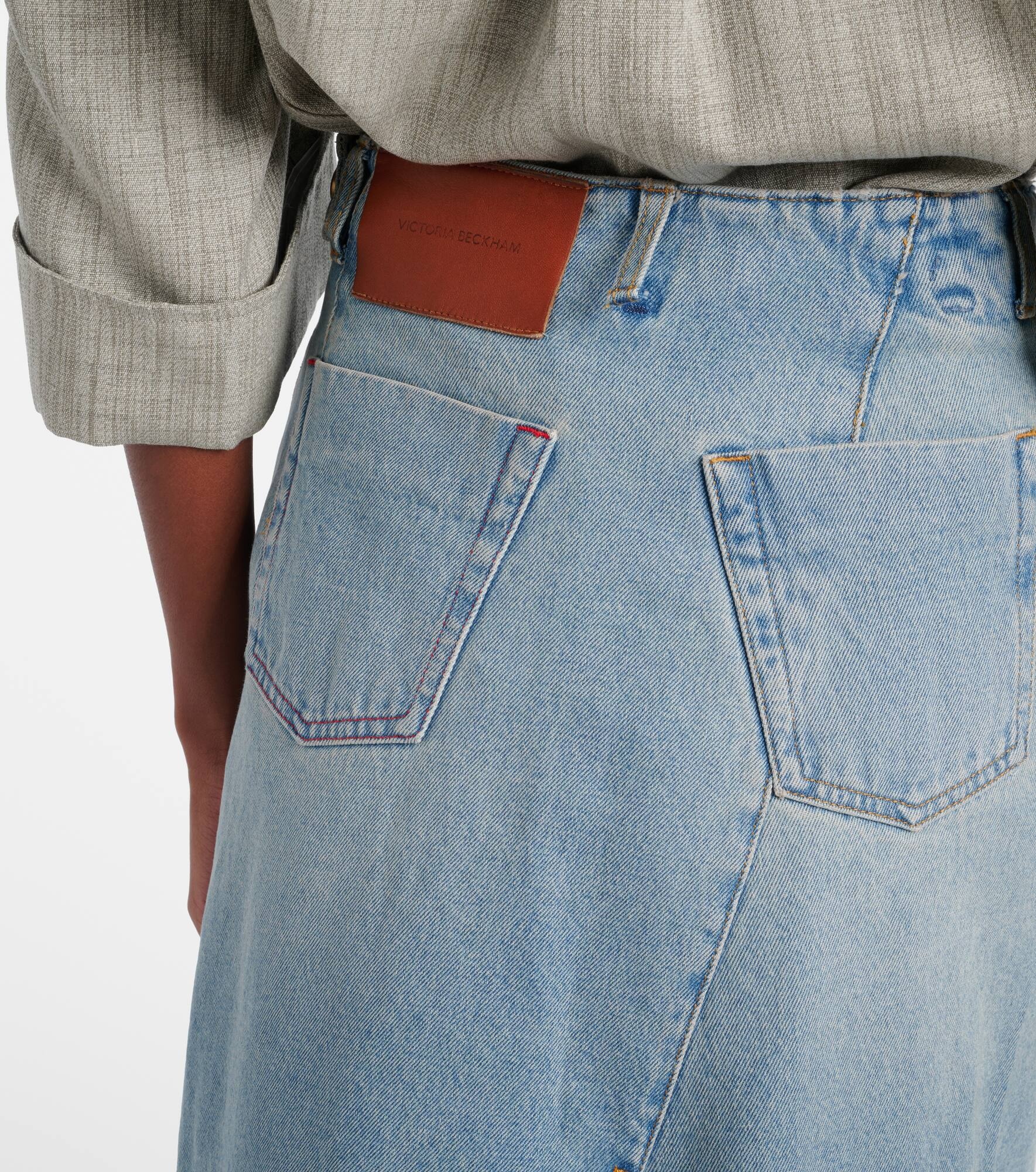 Denim wrap skirt - 6