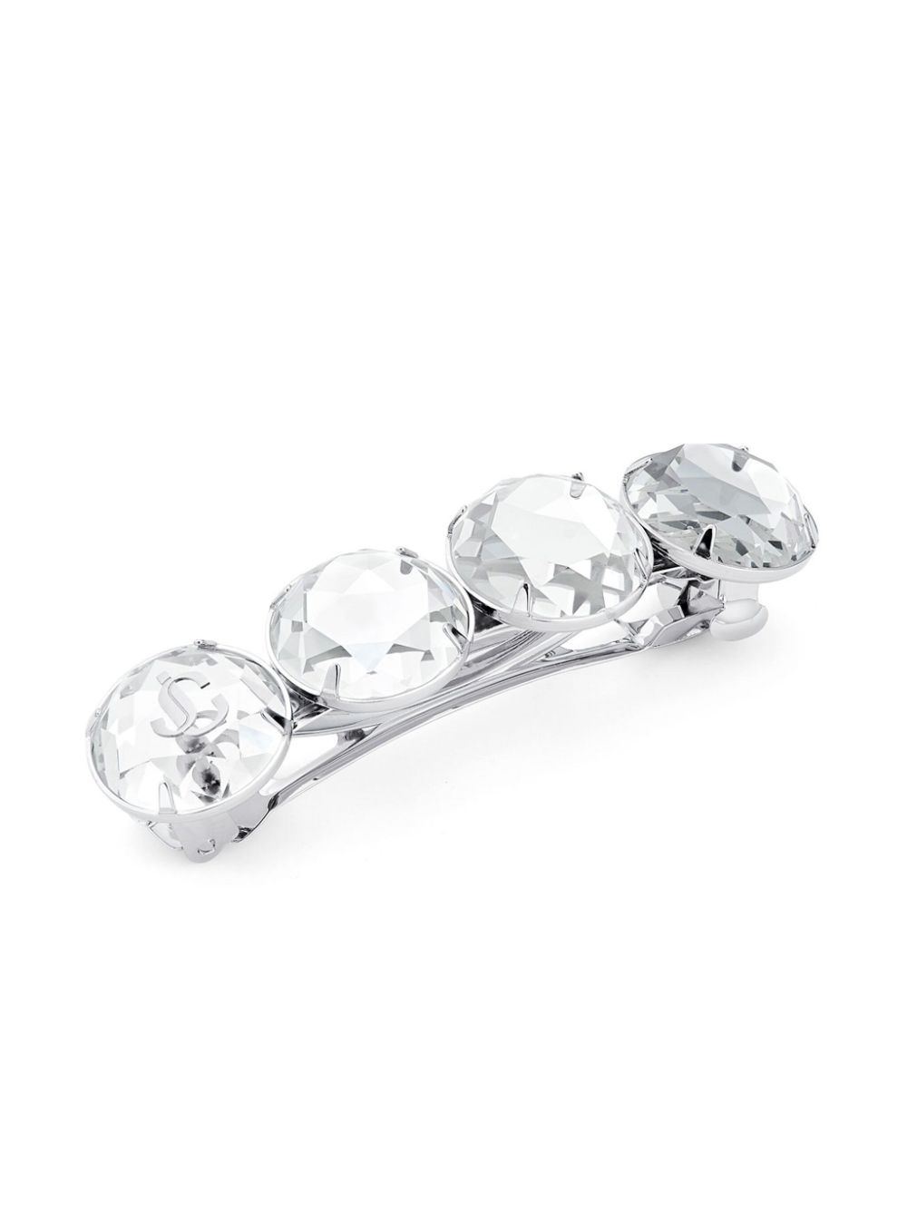 crystal-embellished hair clip - 2