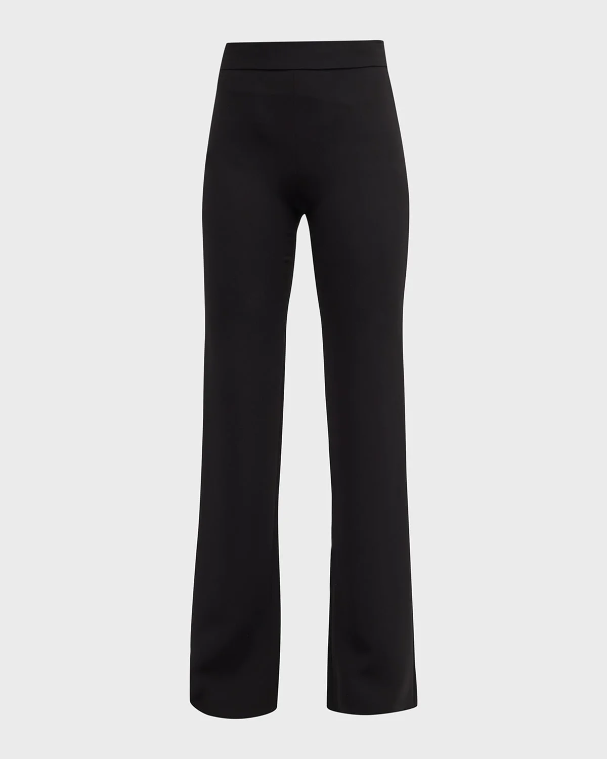 Black Cady Straight-Leg Pants - 1