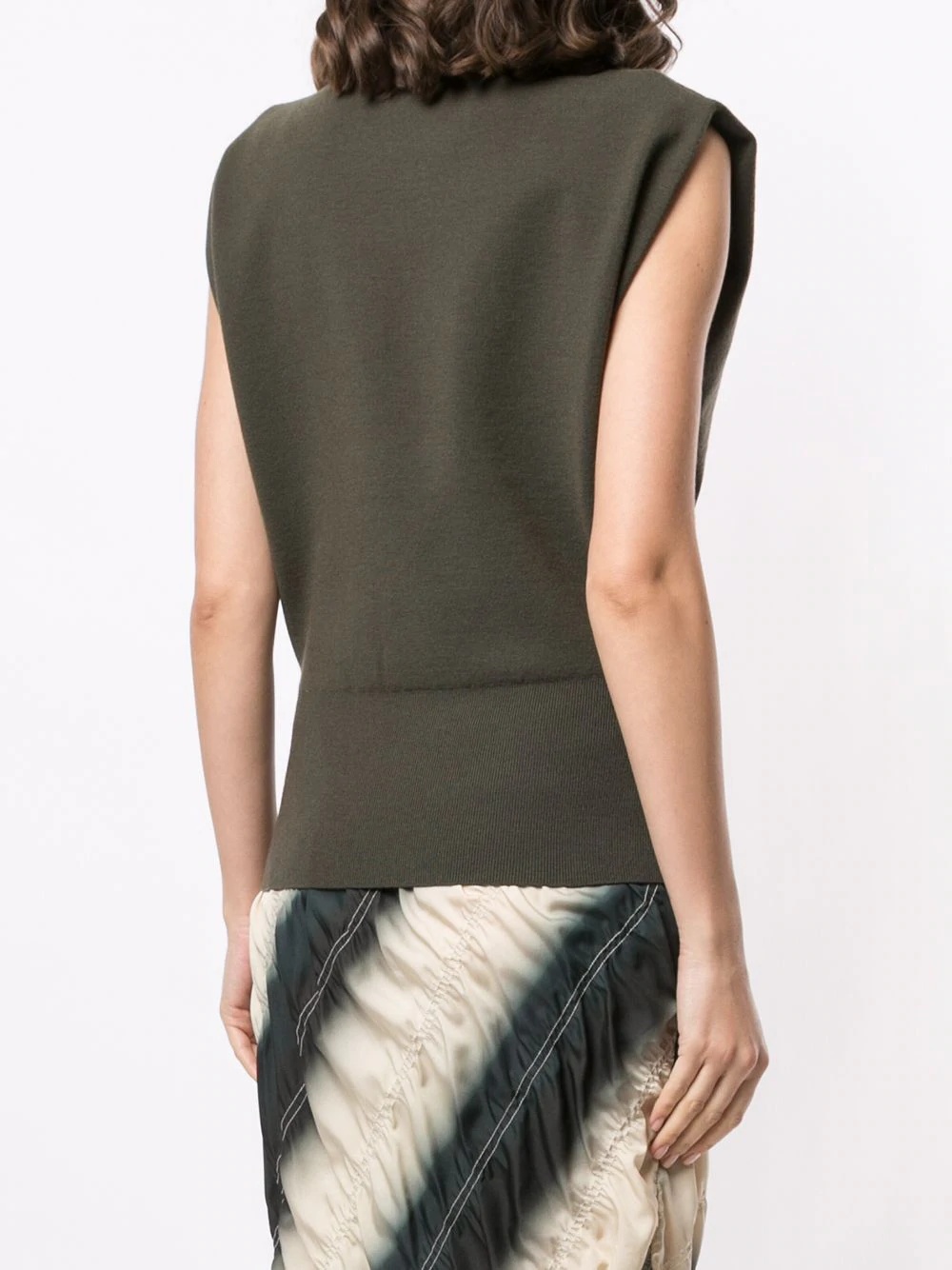 sleeveless knitted top - 4