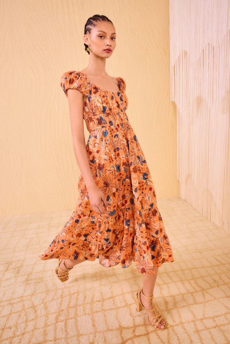 Paloma Cap Sleeve Midi Dress 3