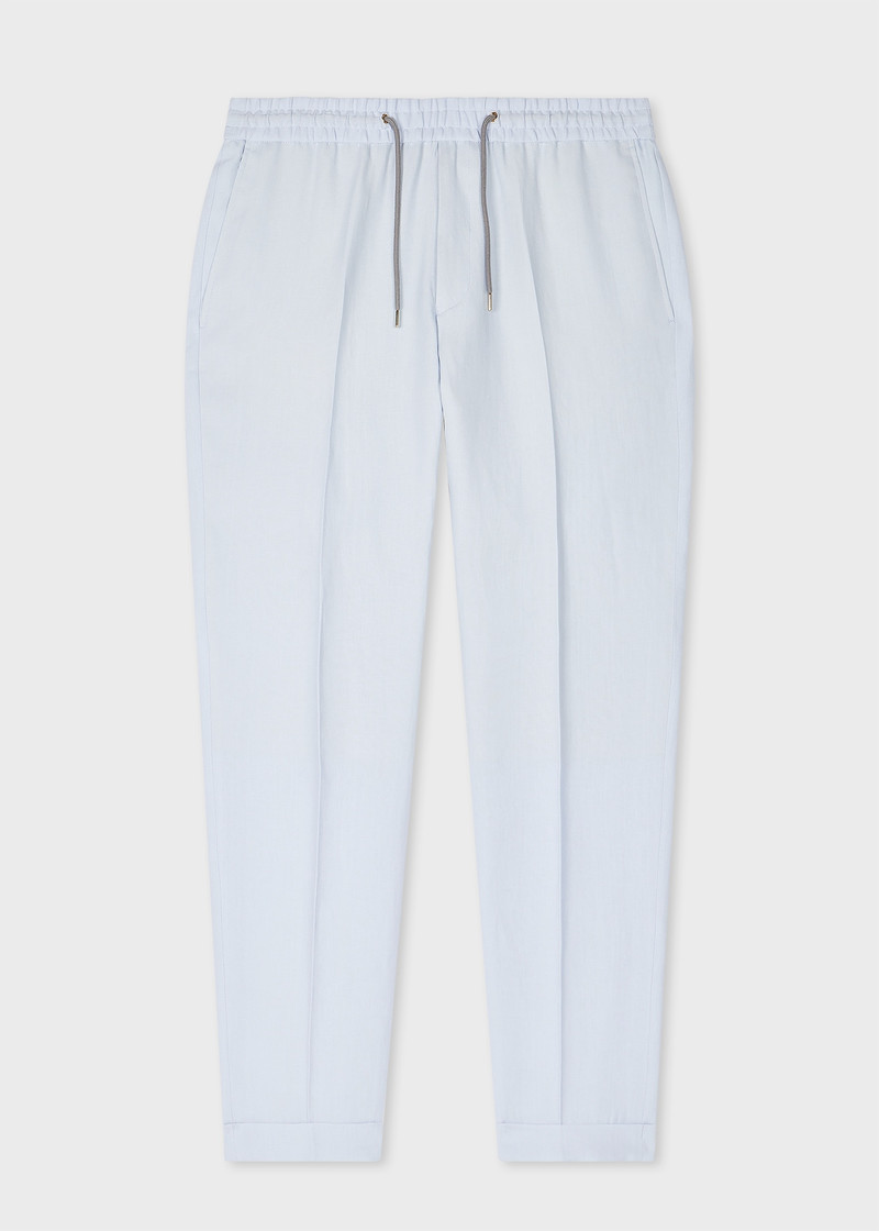 Pale Blue Linen Suit 5