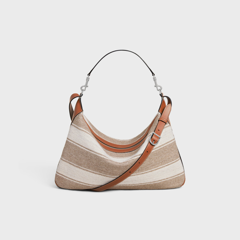 Large Strap Romy in Textile with celine jacquard and calfskin 3