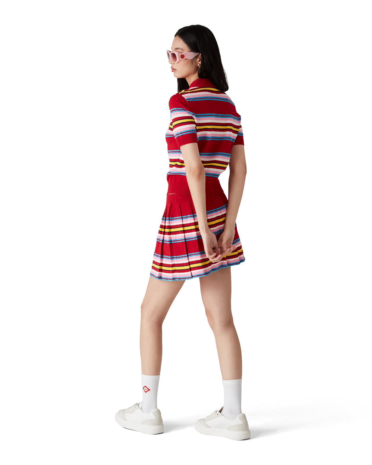 Stripe Pleated Skirt | Casablanca Paris - 3