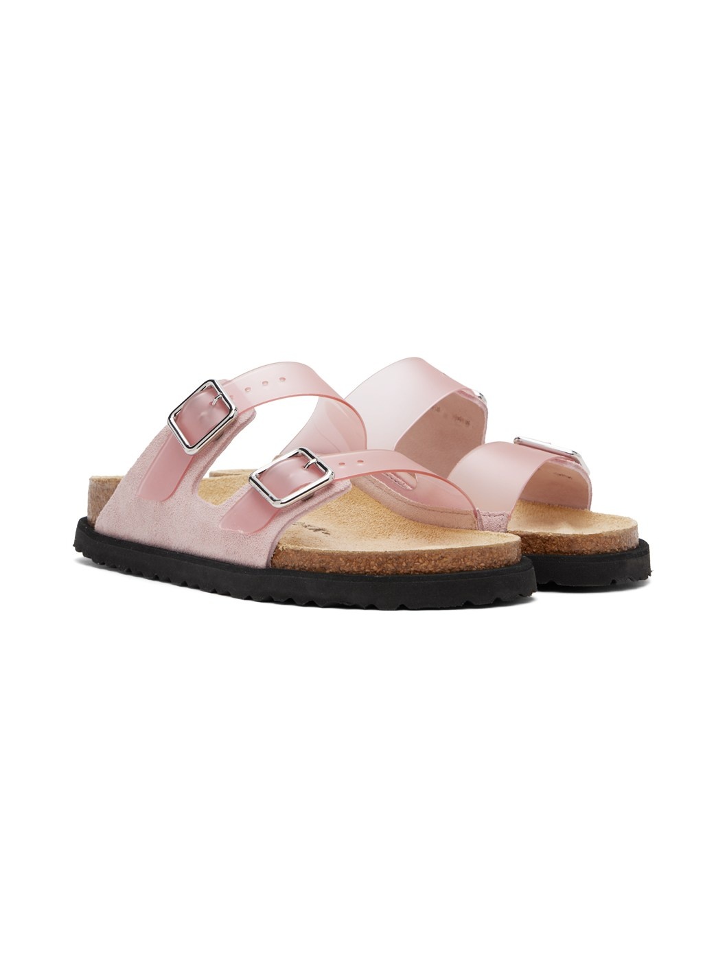 Pink 1774 Arizona PVC Milky Sandals - 4