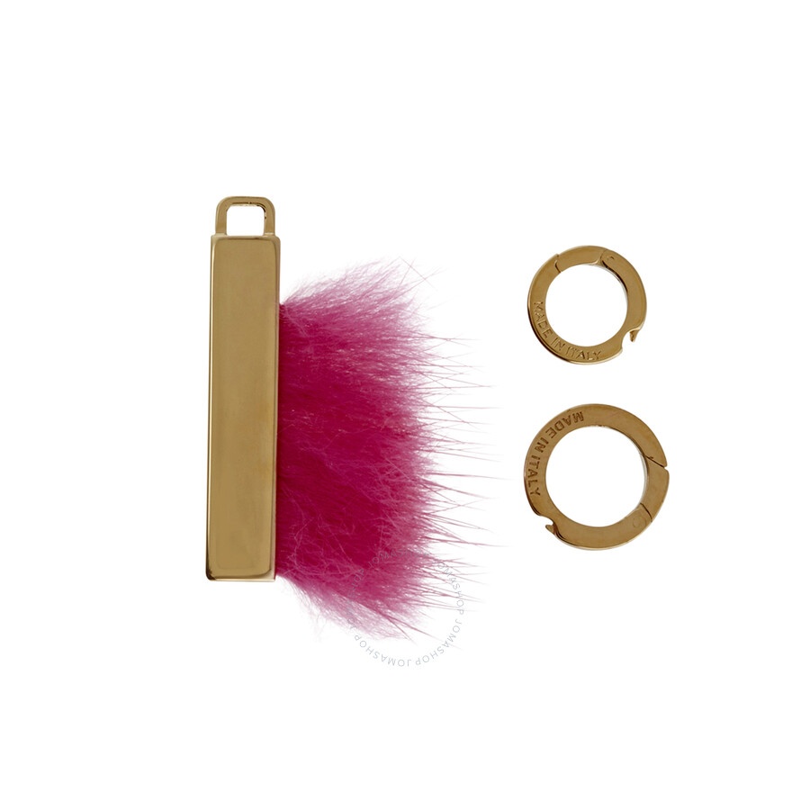 Fendi Gold Ladies Bag Charms Letter I - 3