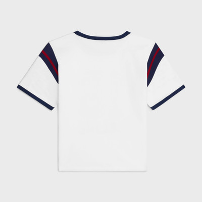 CELINE celine 16 boxy t-shirt in cotton jersey outlook