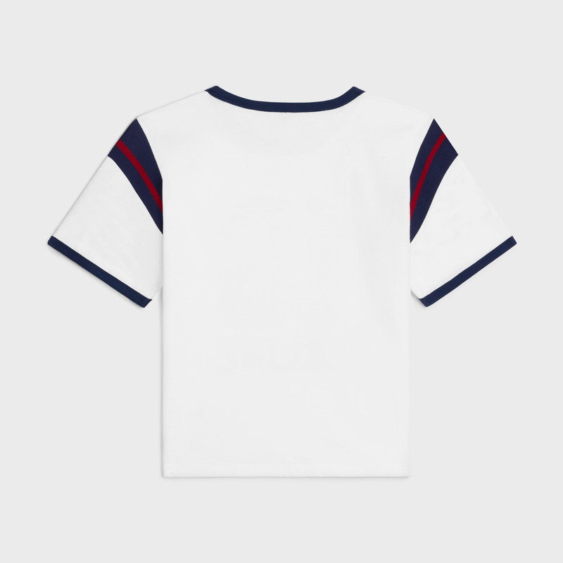 CELINE celine 16 boxy t-shirt in cotton jersey outlook