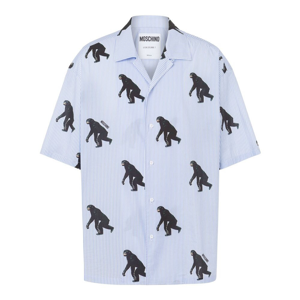 Moschino Blue Shirts Men - 1