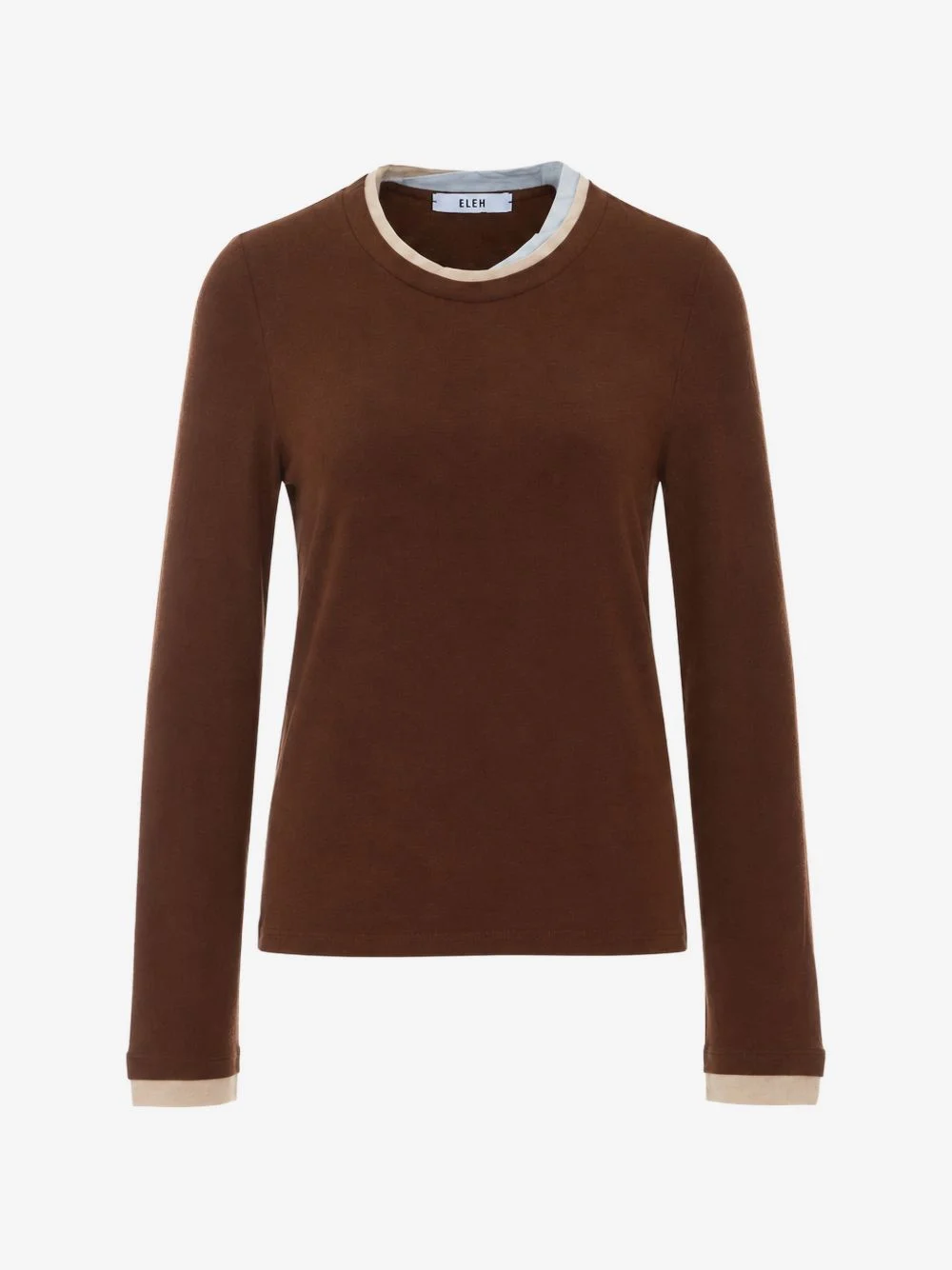 layered-effect long-sleeve T-shirt - 1