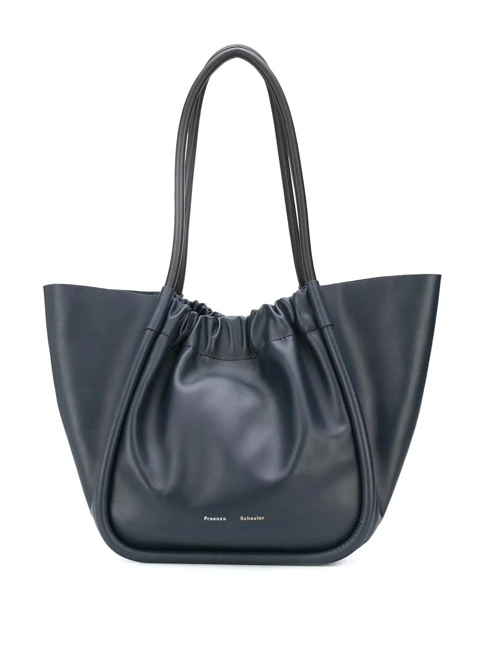 L Ruched tote bag - 1