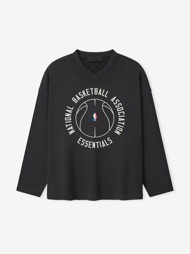 NBA X Barkley Hendricks Long Sleeve V-Neck Tee - 1