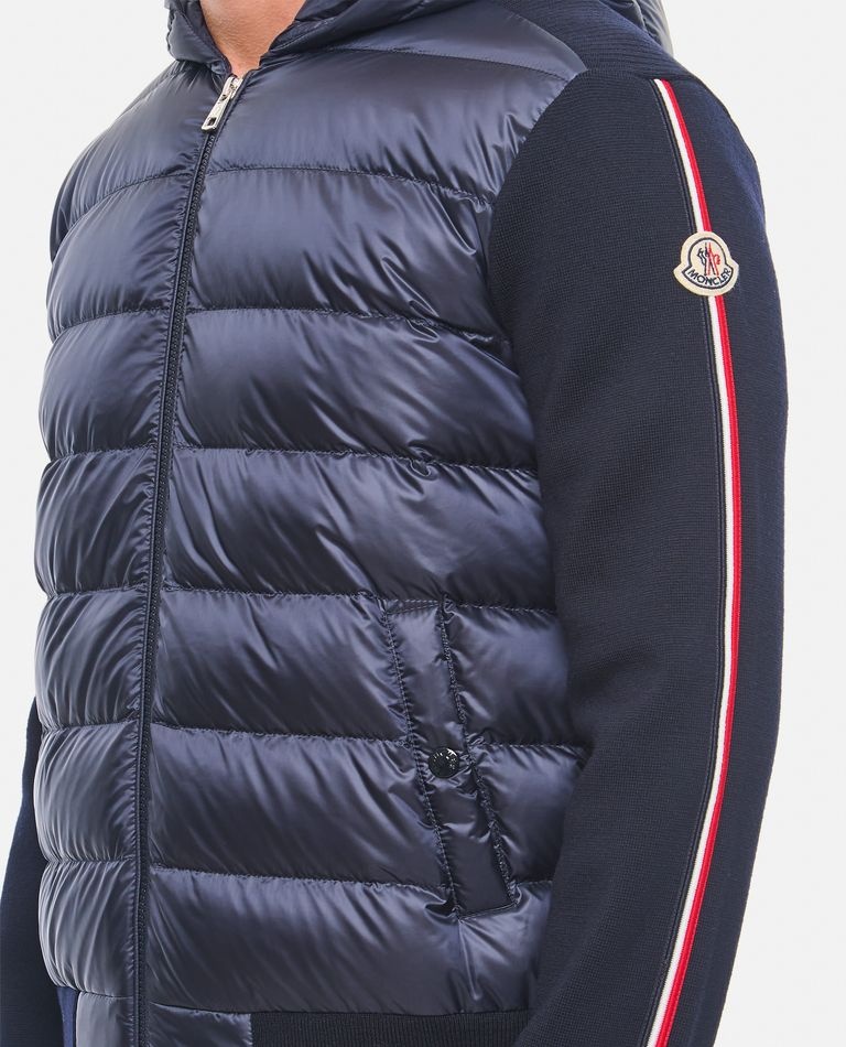 Moncler zipped padded jacket best sale