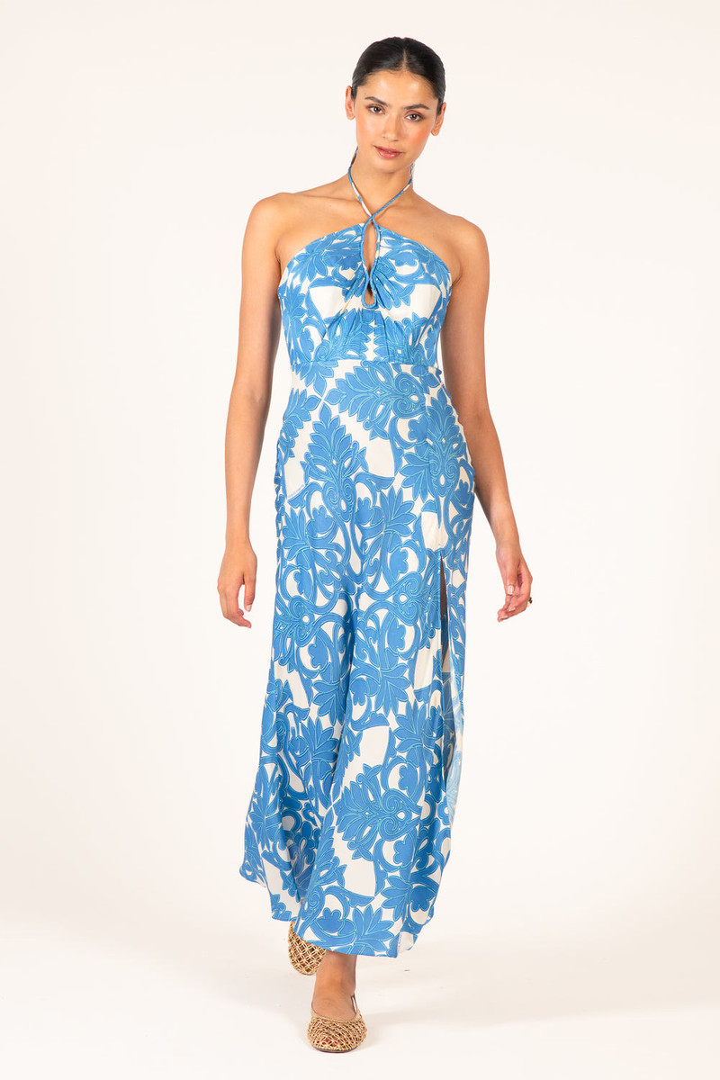 Long Dress Stella - Blue Mantra 1