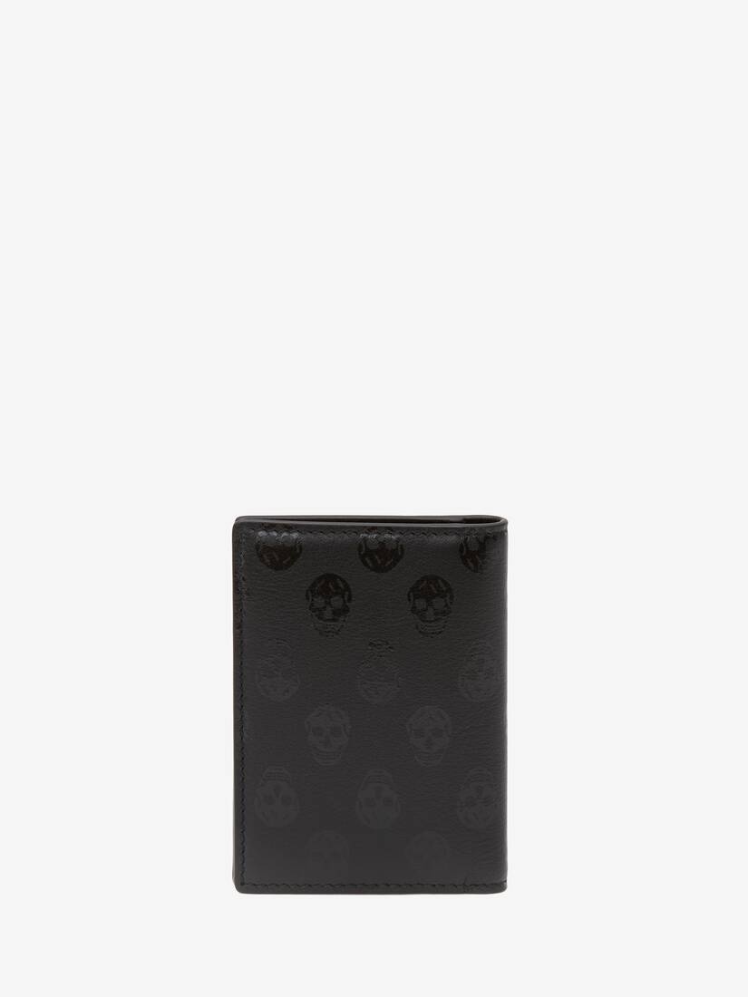 Biker Skull Pocket Organiser in Black - 3