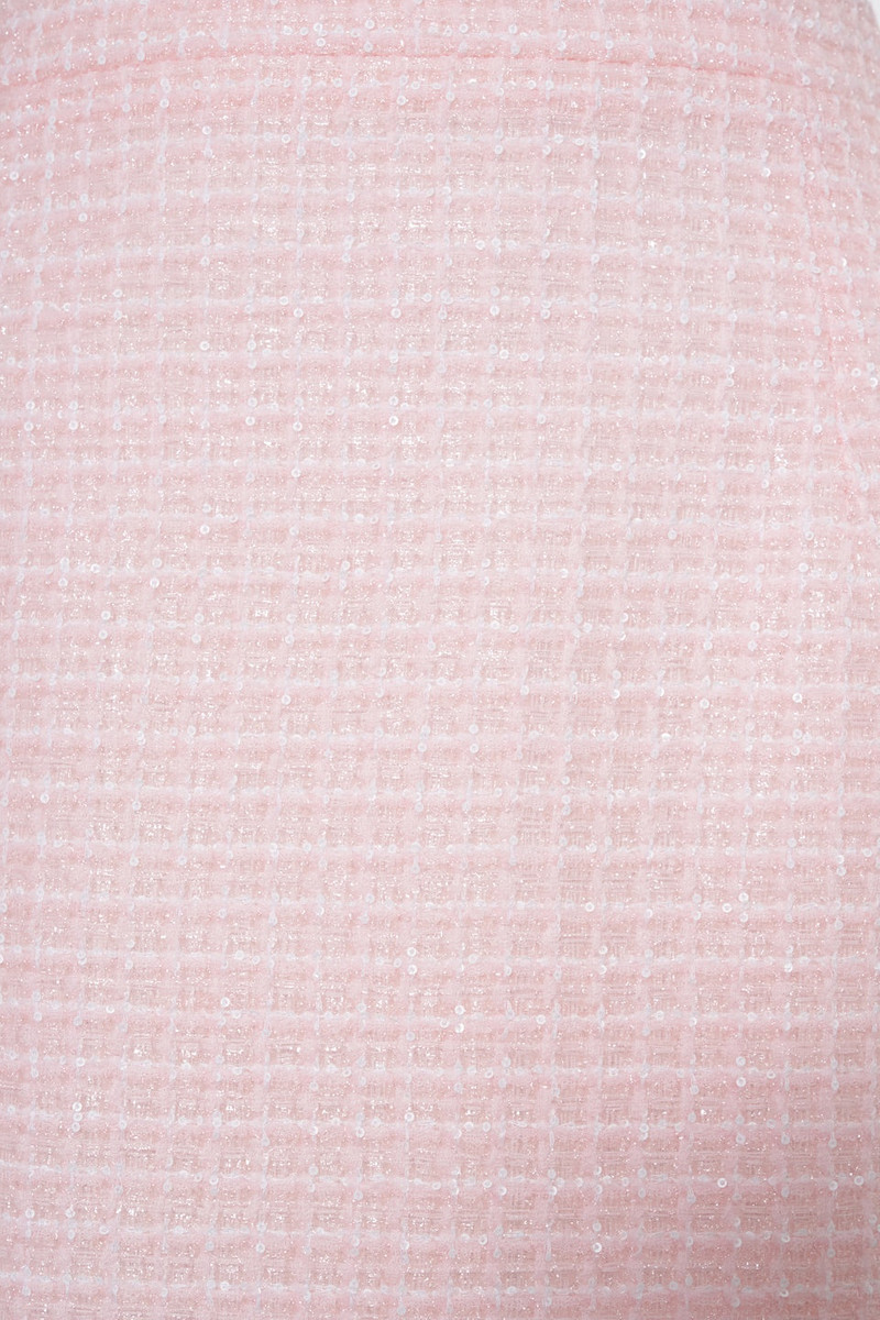 SEQUIN CHECKED TWEED MIDI SKIRT 3