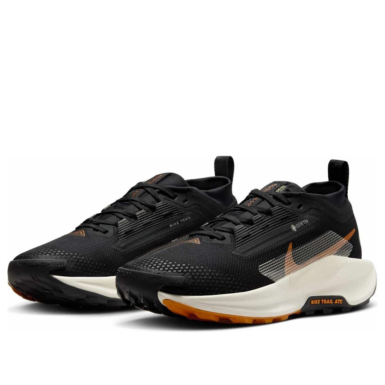 (WMNS) Nike Pegasus Trail 5 GTX 'Black Ivory Monarch' FQ0912-005 - 3