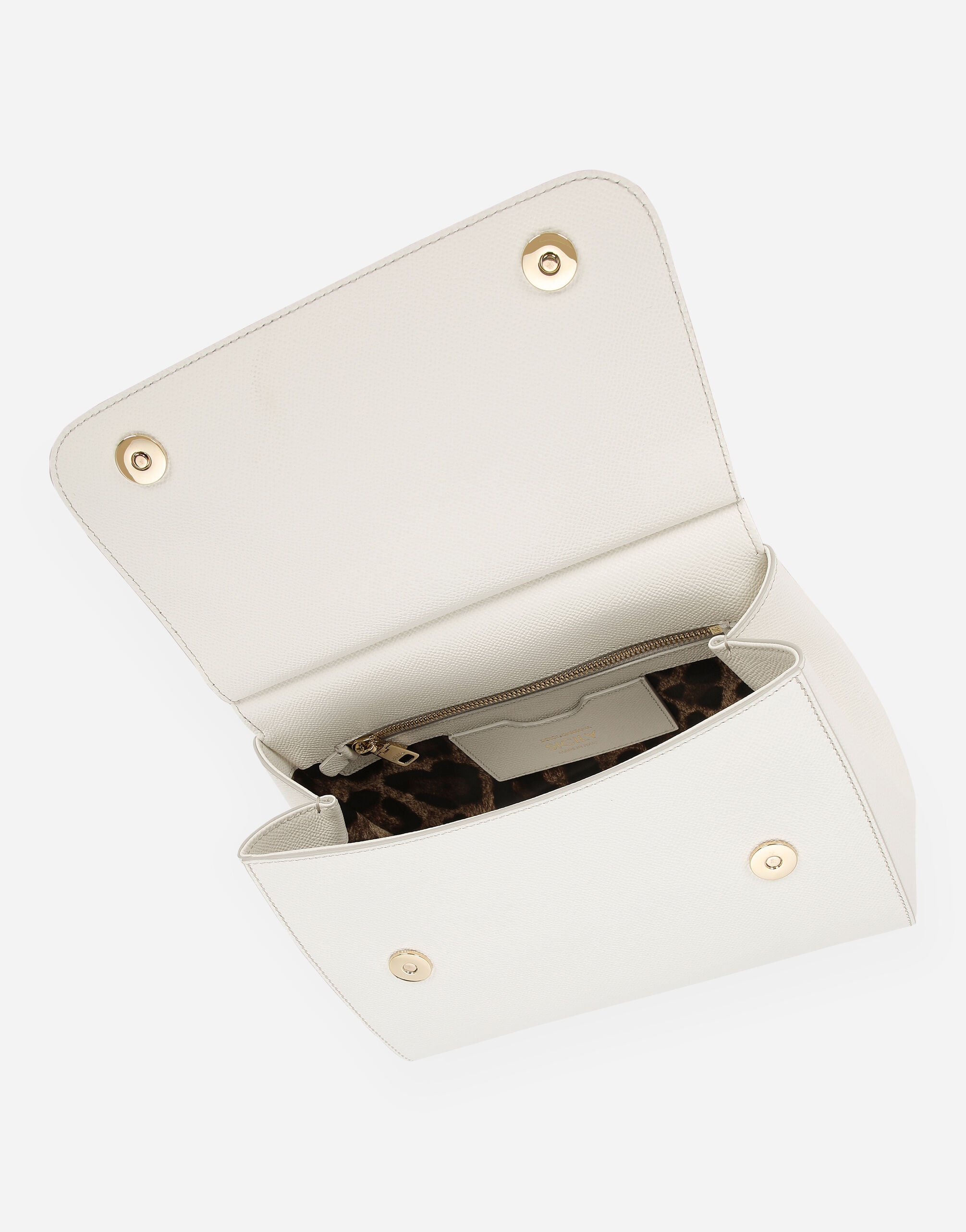 Medium Sicily handbag in dauphine leather - 5