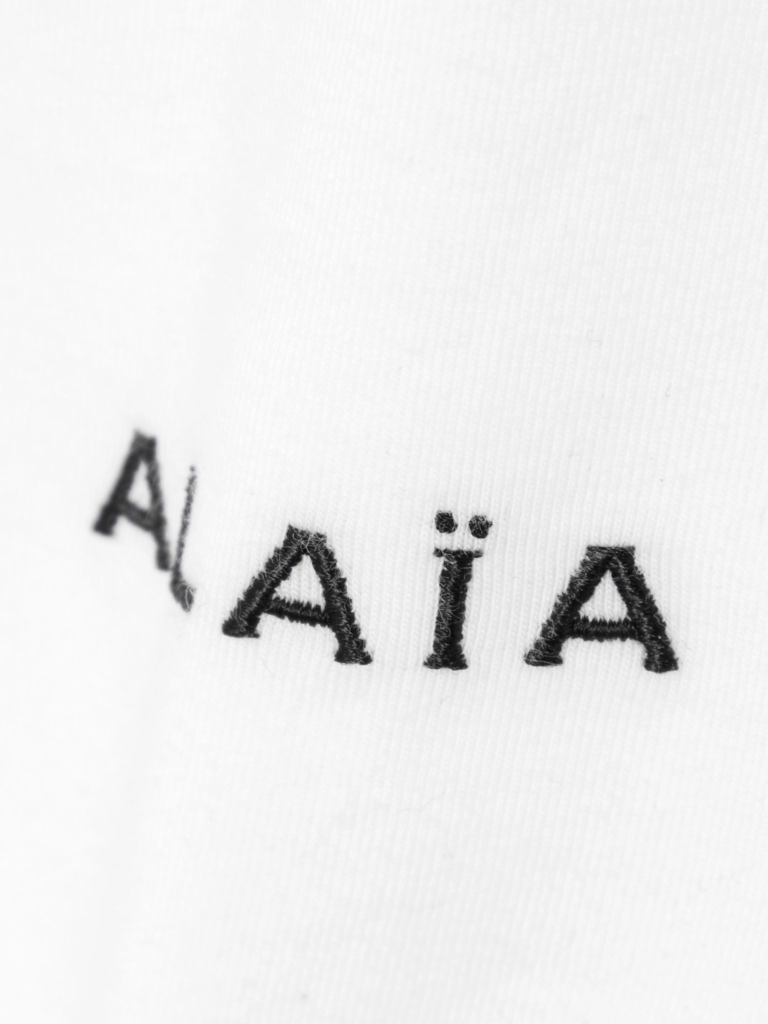 Embroidered stretch-cotton jersey bodysuit White - 5