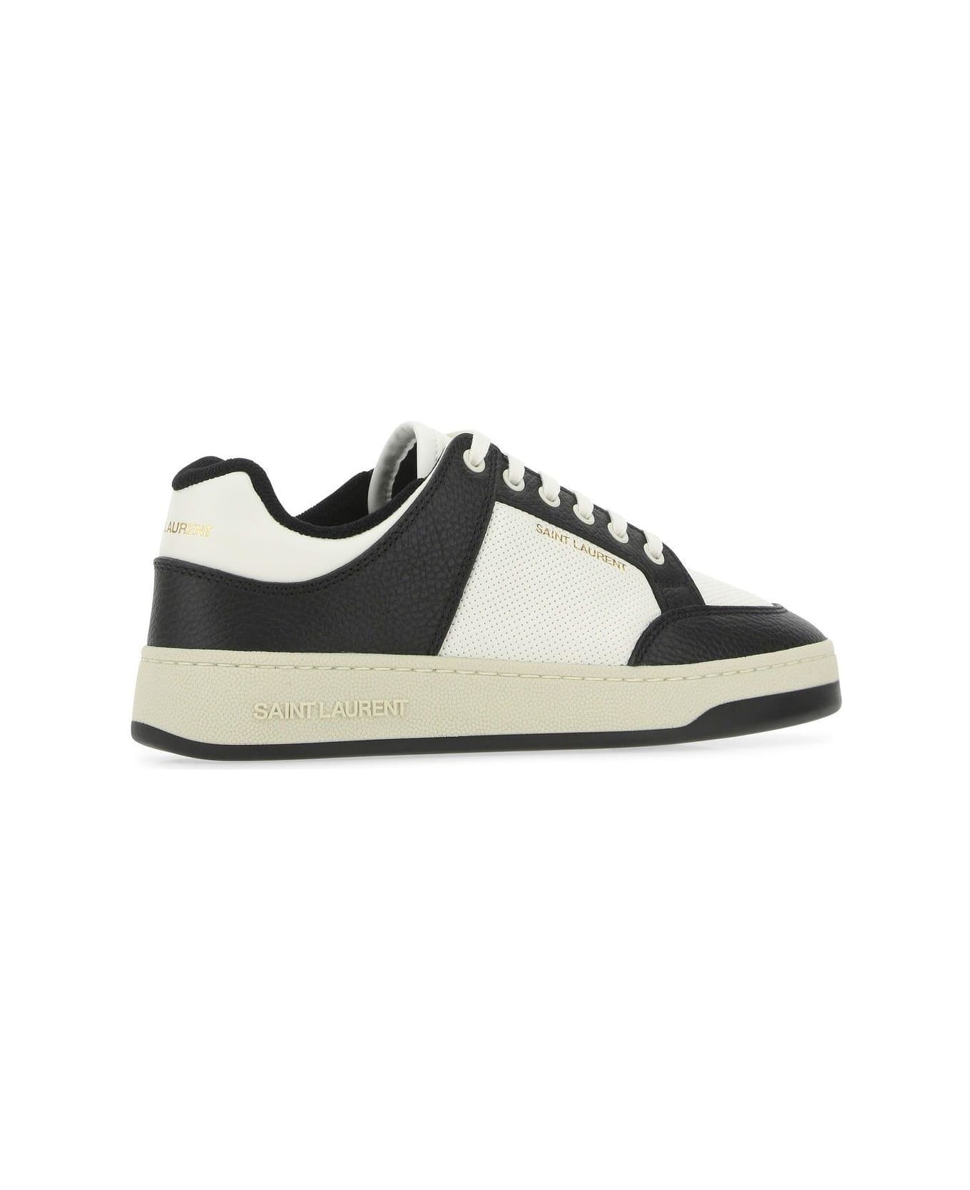 Two-tone Leather Sl/61 Sneakers - 3