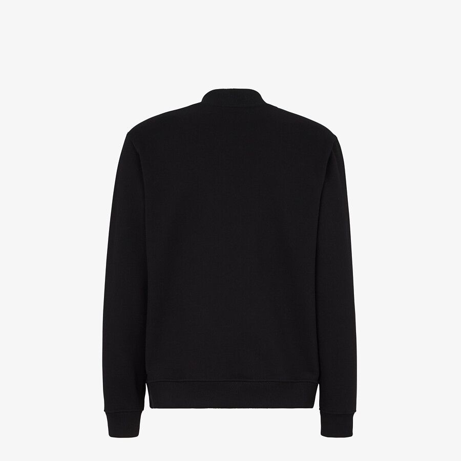 Black jersey sweatshirt - 2