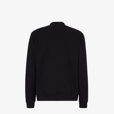 FENDI Black jersey sweatshirt outlook