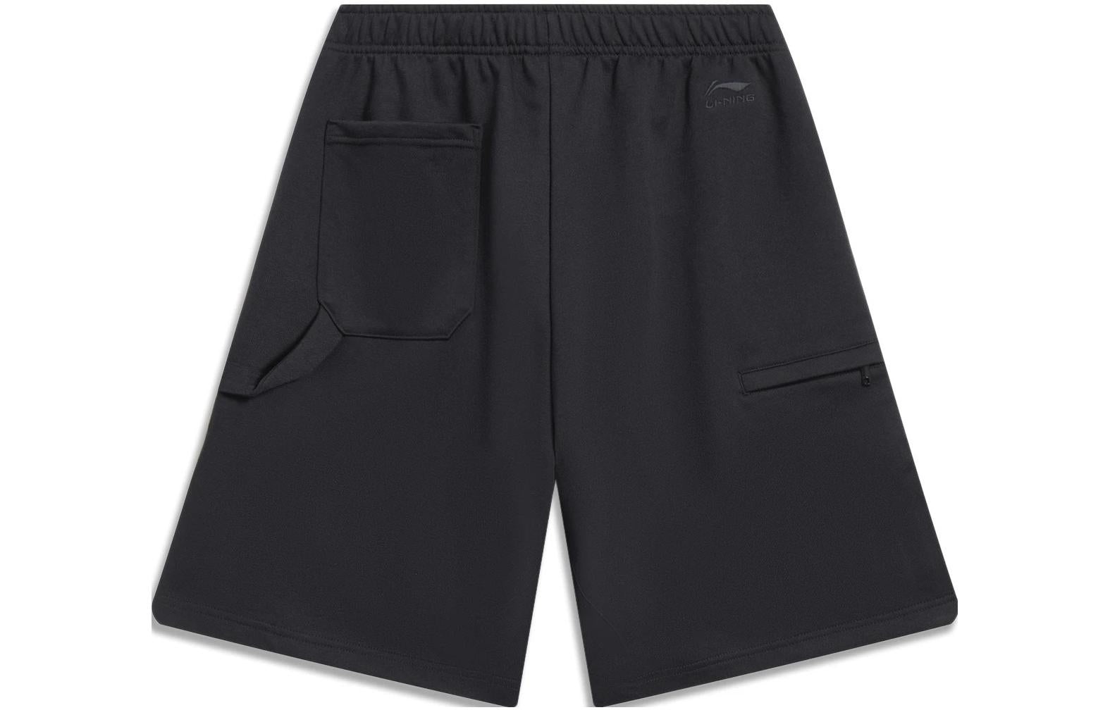 Li-Ning Logo Straight Short 'Black' AKST197-2 - 2