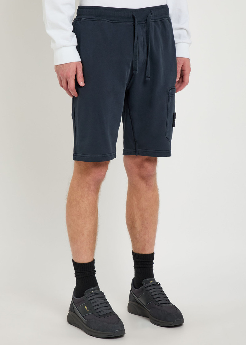 Stone Island Stone Island Logo Cotton Shorts outlook