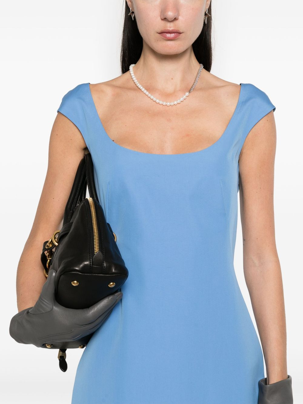 poplin mini dress - 5