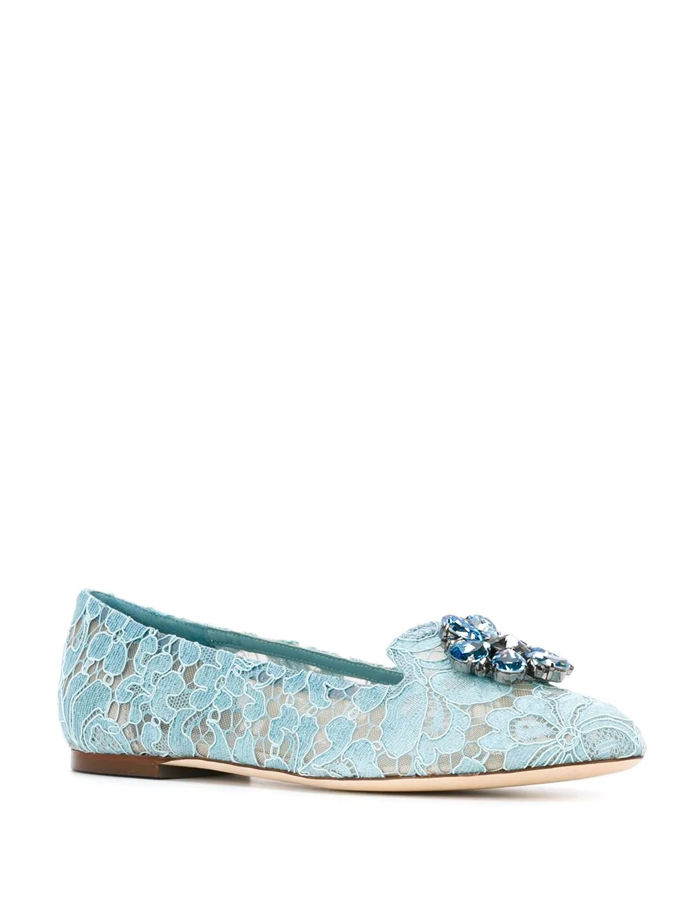 Vally Taormina lace ballerina shoes - 2