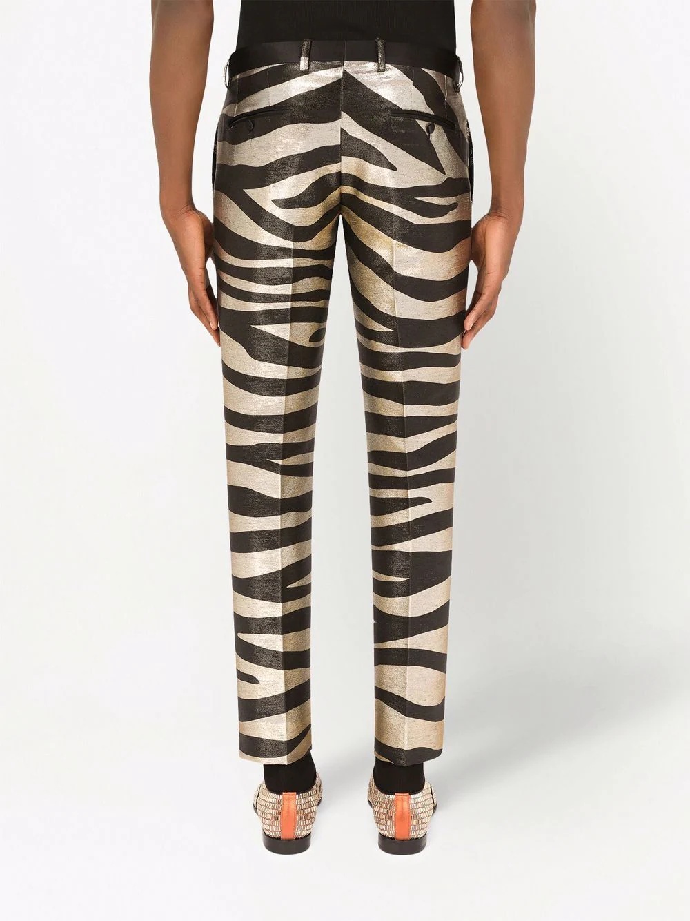 zebra print trousers - 4