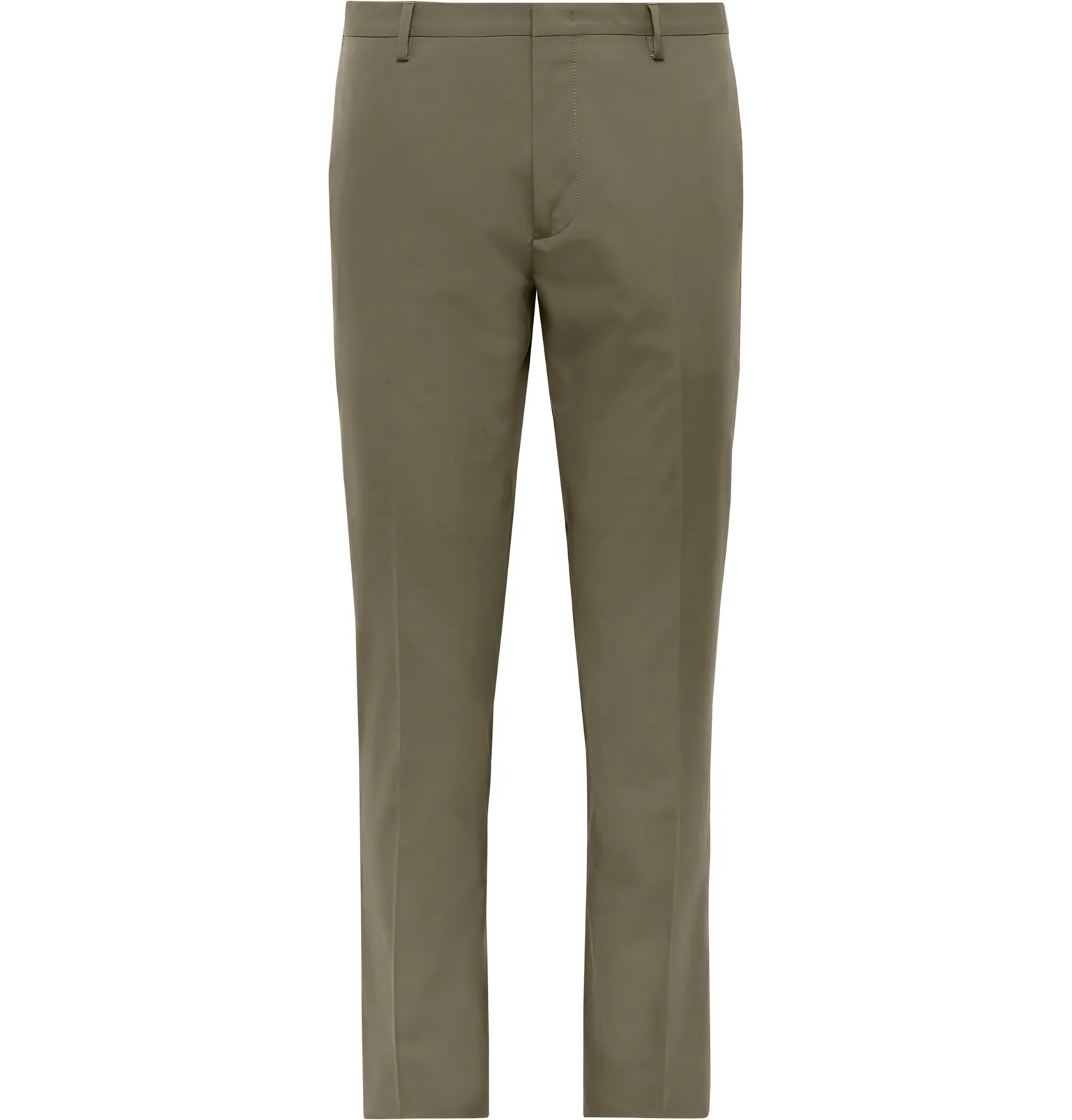 Soho Slim-Fit Cotton Suit Trousers - 1