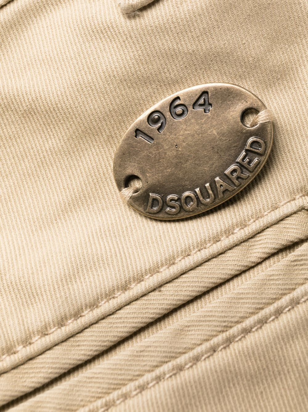 button-up cargo trousers - 6
