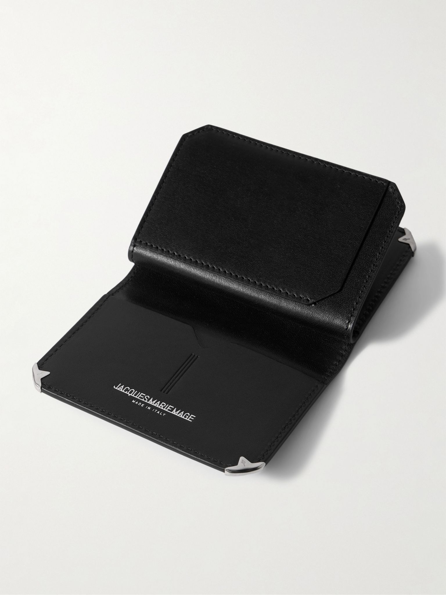 Elston Leather Trifold Wallet Black - 4