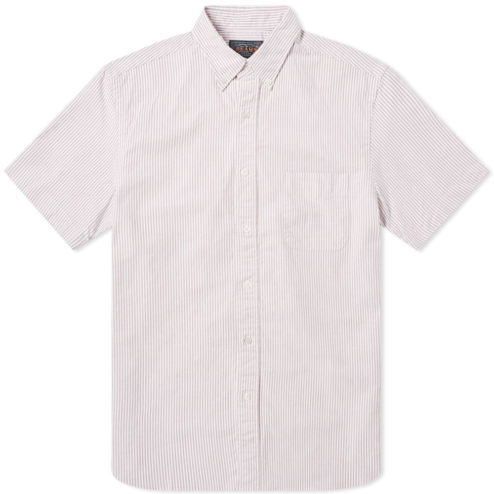 Beams Plus Short Sleeve Oxford Shirt - 1