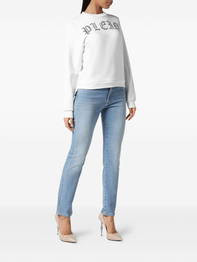 PHILIPP PLEIN logo-embellished sweatshirt outlook